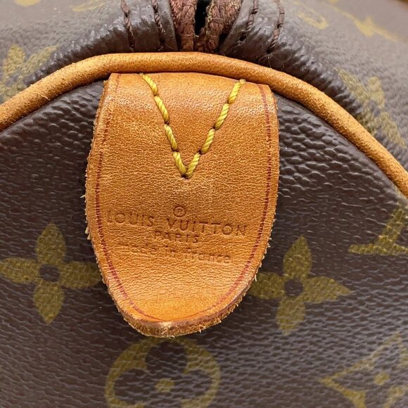 Louis Vuitton Monogram Speedy 35 W/Bag/Padlock Hand Bag lux413-093025 - Picture 10 of 16